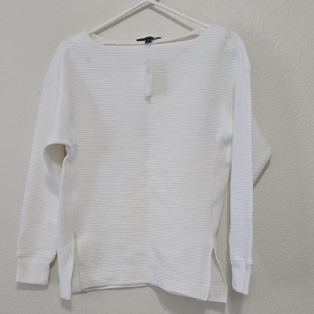 Banana Republic‎ Classic White Ribbed Shirt